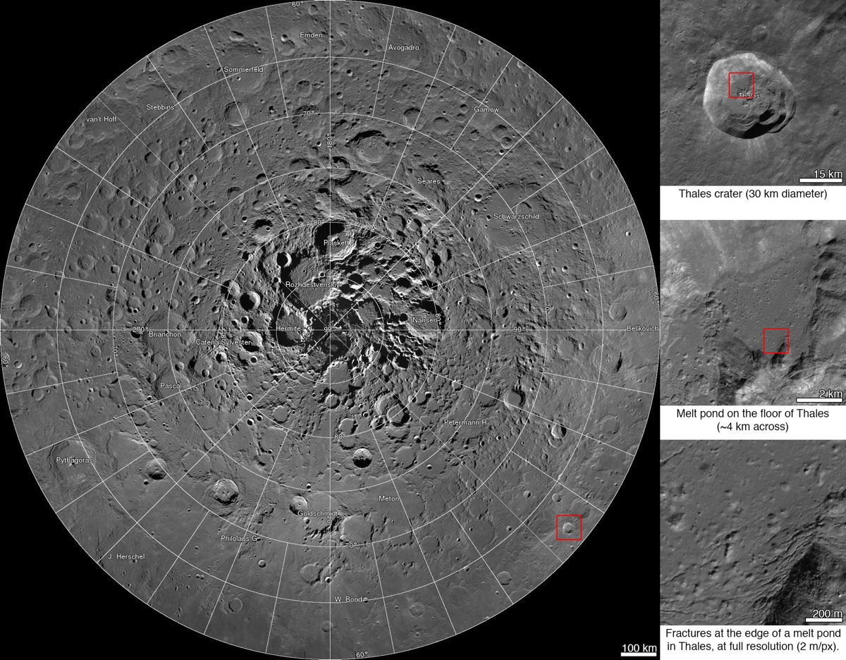NASA HD Moon Map Reveals Lunar North Pole Like Never Before (Photo)
